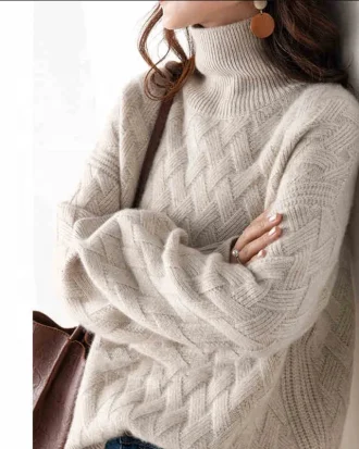 2025 New Women Loose Sweater Winter Casual Chic Oversize Thick Sweater Pullovers Pullover Female Long Sleeve S-2XL