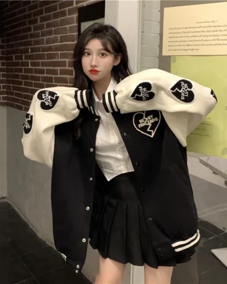 Harajuku Clothes Female Clothing Y2k Jacket Women's Winter Coats Jackets Oversized New Bomber Korean Clothes Autumn Winter