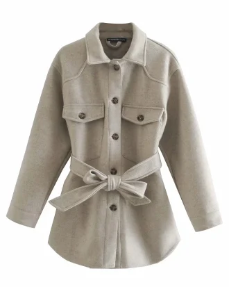 2025 Women Fashion Lapel Collar Long Sleeve Loose Outerwear Chic-Top Vintage Stylish Pockets Oversized Plaid Jackets Coat