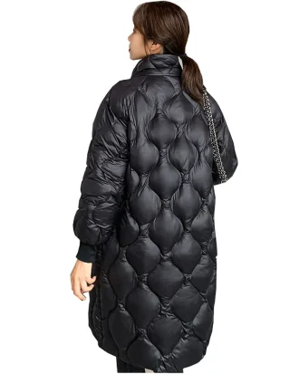 Parka Women's Long Standing Collar 2025 Winter New Korean Bright-face Over Knee Jacket Winter Parka 666