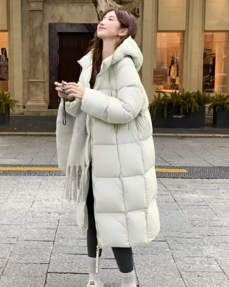 Winter Women's Warm Coat 2025 New Fashion Casual Thickened Warm Hooded Loose Stylish Women's Clothing Cotton-Padded Jacket H647