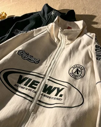 2025 Spring New Baseball Uniform Loose Street Harajuku Oversize Jacket Men and Women Couples Reflective Jacket Ladies Tops